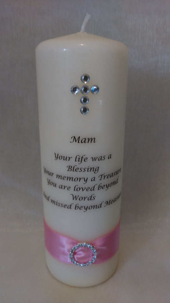 memory candle for wedding