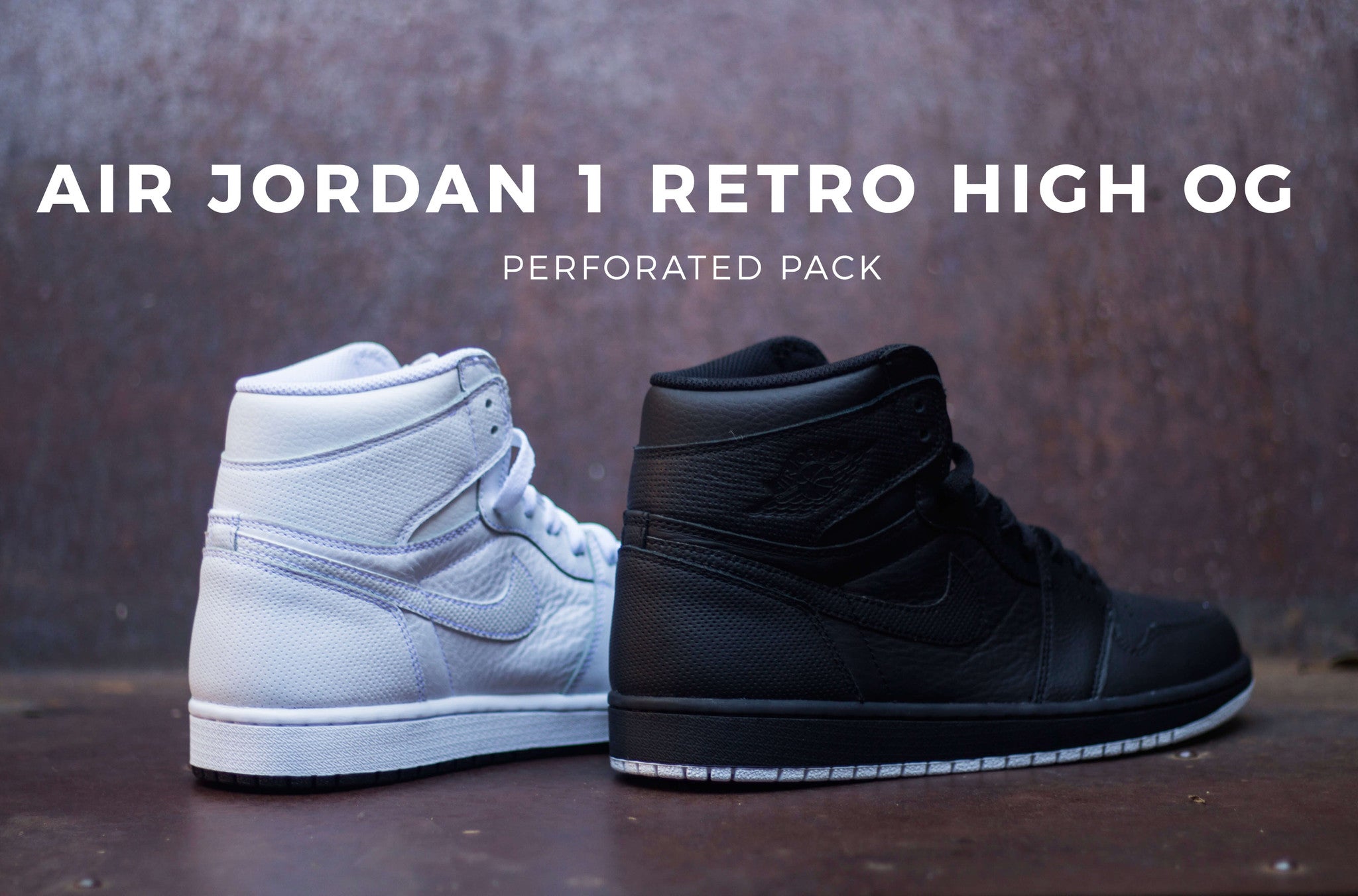 air jordan 1 retro high og perforated