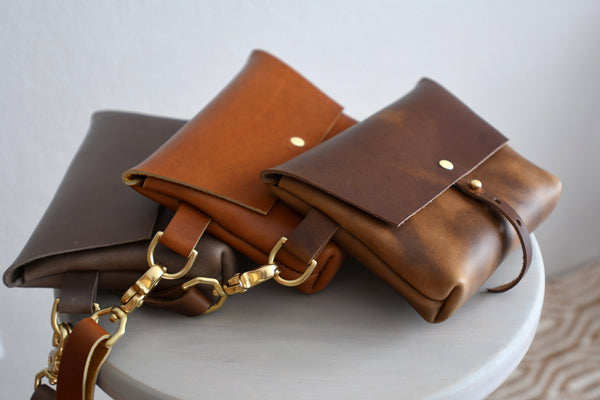 The Bogotá Hip Bag - Aged Whiskey | The Rootless Spruce