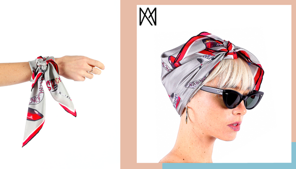 A.M. Club Silk Scarf Lookbook 