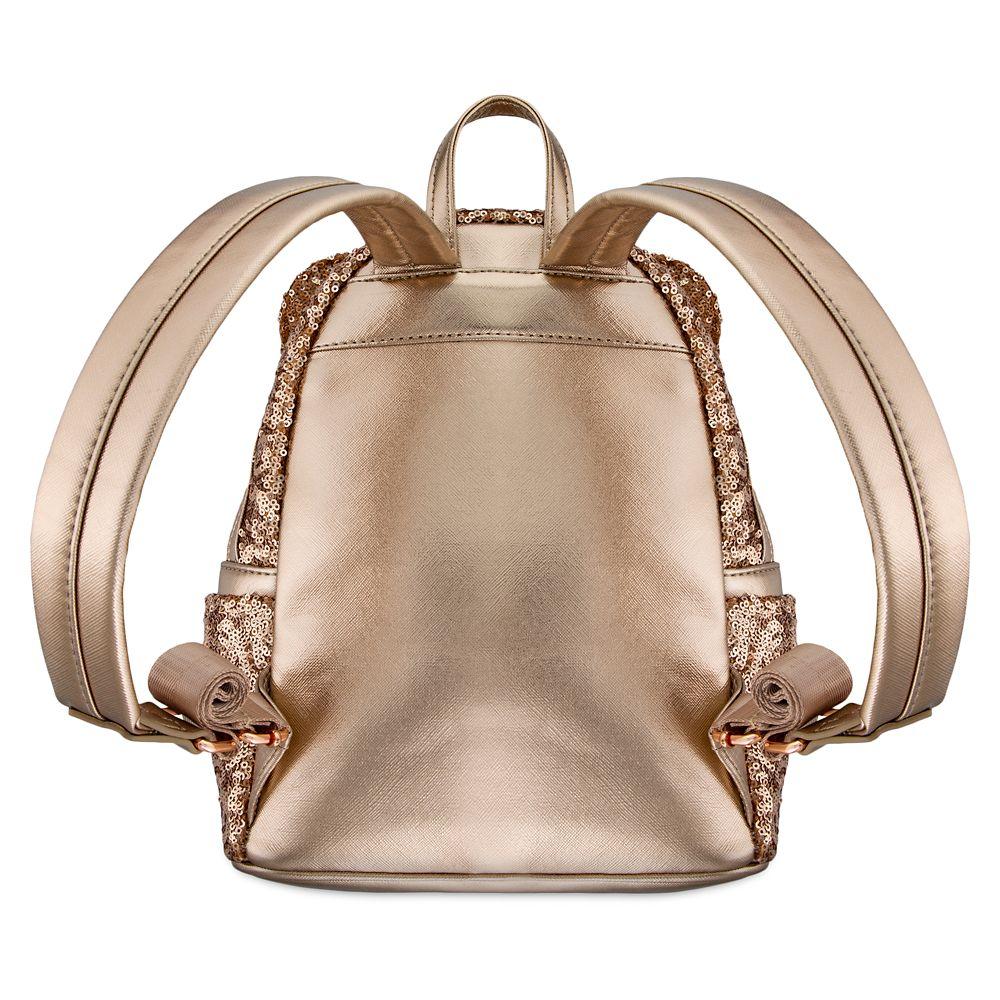 minnie rose gold backpack