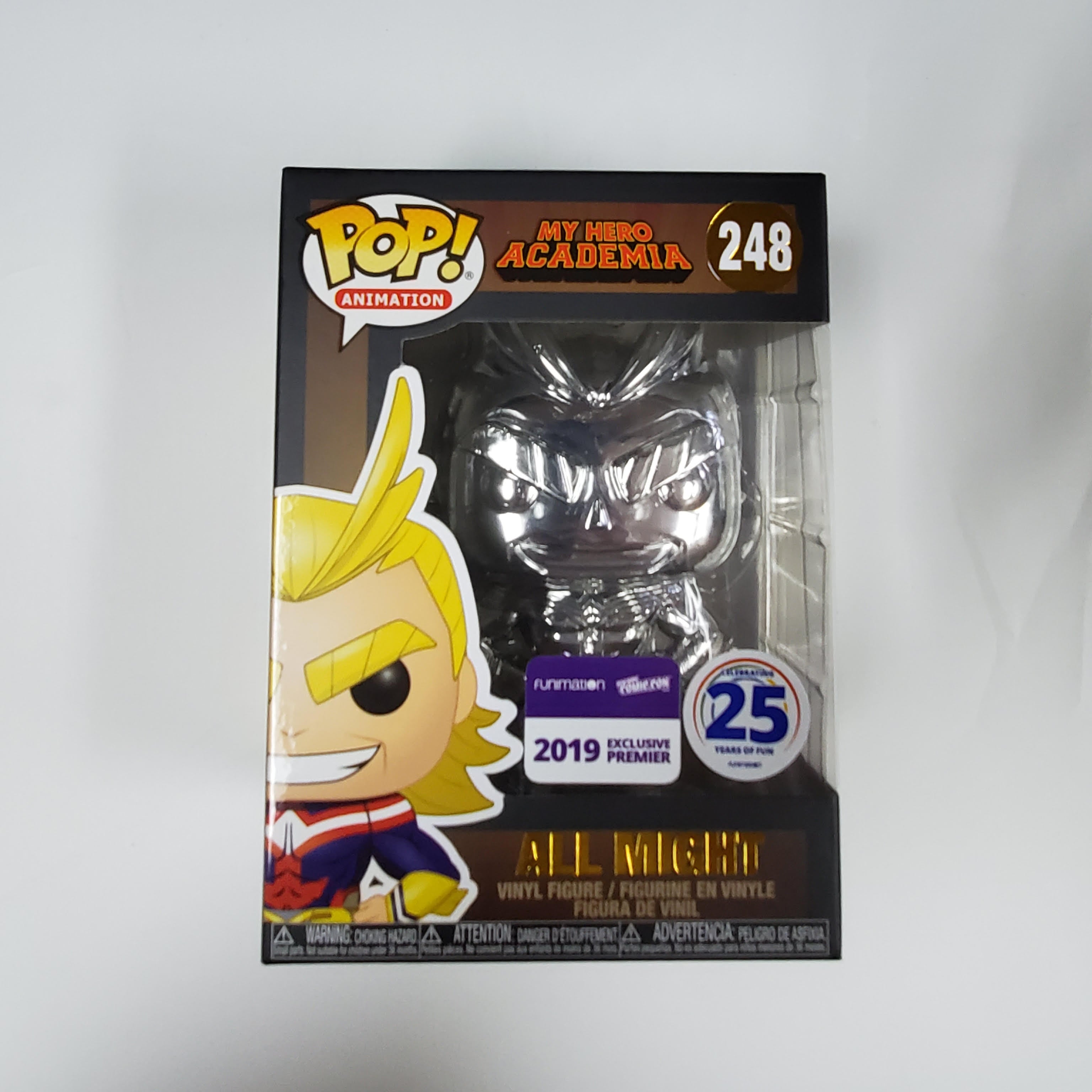 all might chrome funko pop