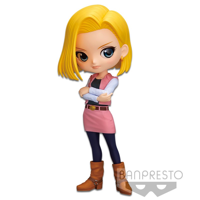 Dragon Ball Z Q Posket Android 18 Pink Outfit Fugitive Toys