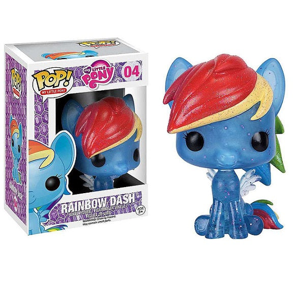 My Little Pony Pop! Vinyl Figures Glitter Rainbow [4] Fugitive Toys