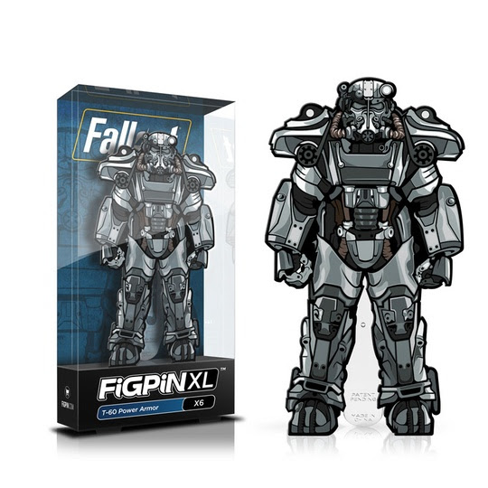 Fallout: FiGPiN XL Enamel Pin T-60 Power Armor [X6] | Fugitive Toys