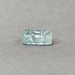 Milky AQUAMARINE Gemstone Carving : 18.18cts Natural Untreated Aqua Both Side Hand Carved Rectangle Shape 19*13mm