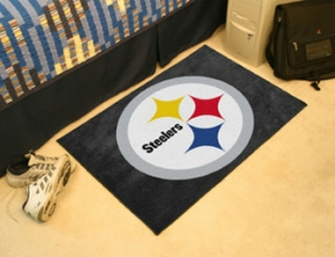 ~Pittsburgh Steelers Rug - Starter Style, Logo Design - Special Order~ backorder