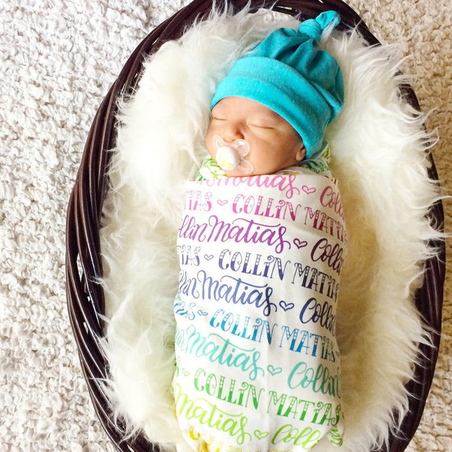 personalized swaddle wrap