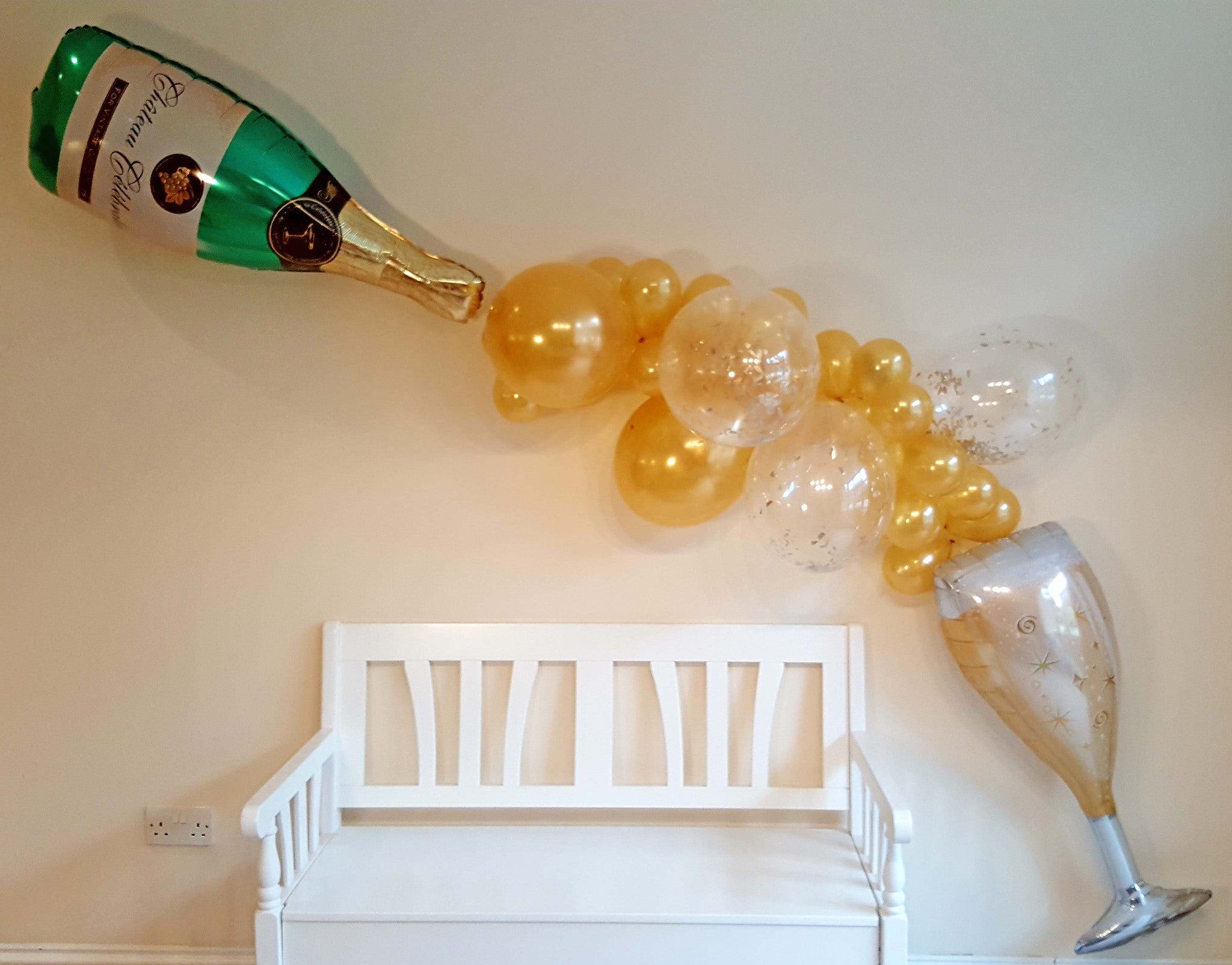 champagne balloons