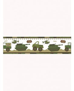 Army Camouflage Wall Border Army Bedding