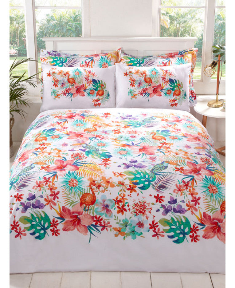 Tropical Duvet Cover Set Floral Flowers Bedding Toys And Parties