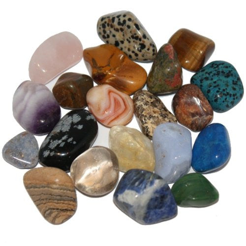 Assorted Mix Tumbled Stones: SMALL, MEDIUM or LARGE Sizes