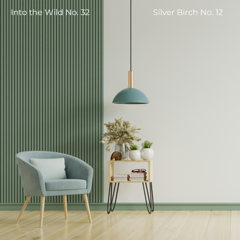 Into the Wild and Silver Birch Eco Paint lifestyle image