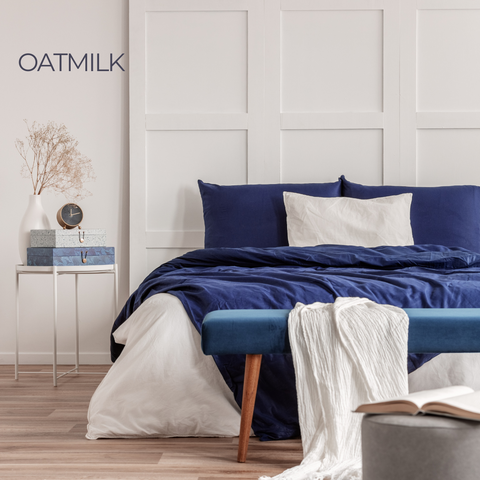 Oatmilk Bedroom Lifestyle Image