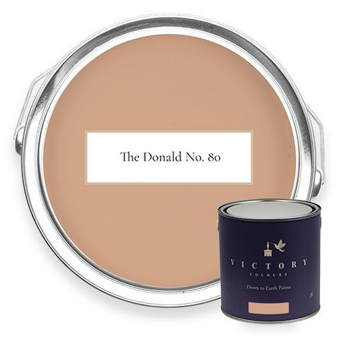 The Donald pale terracotta paint colour paint tin image