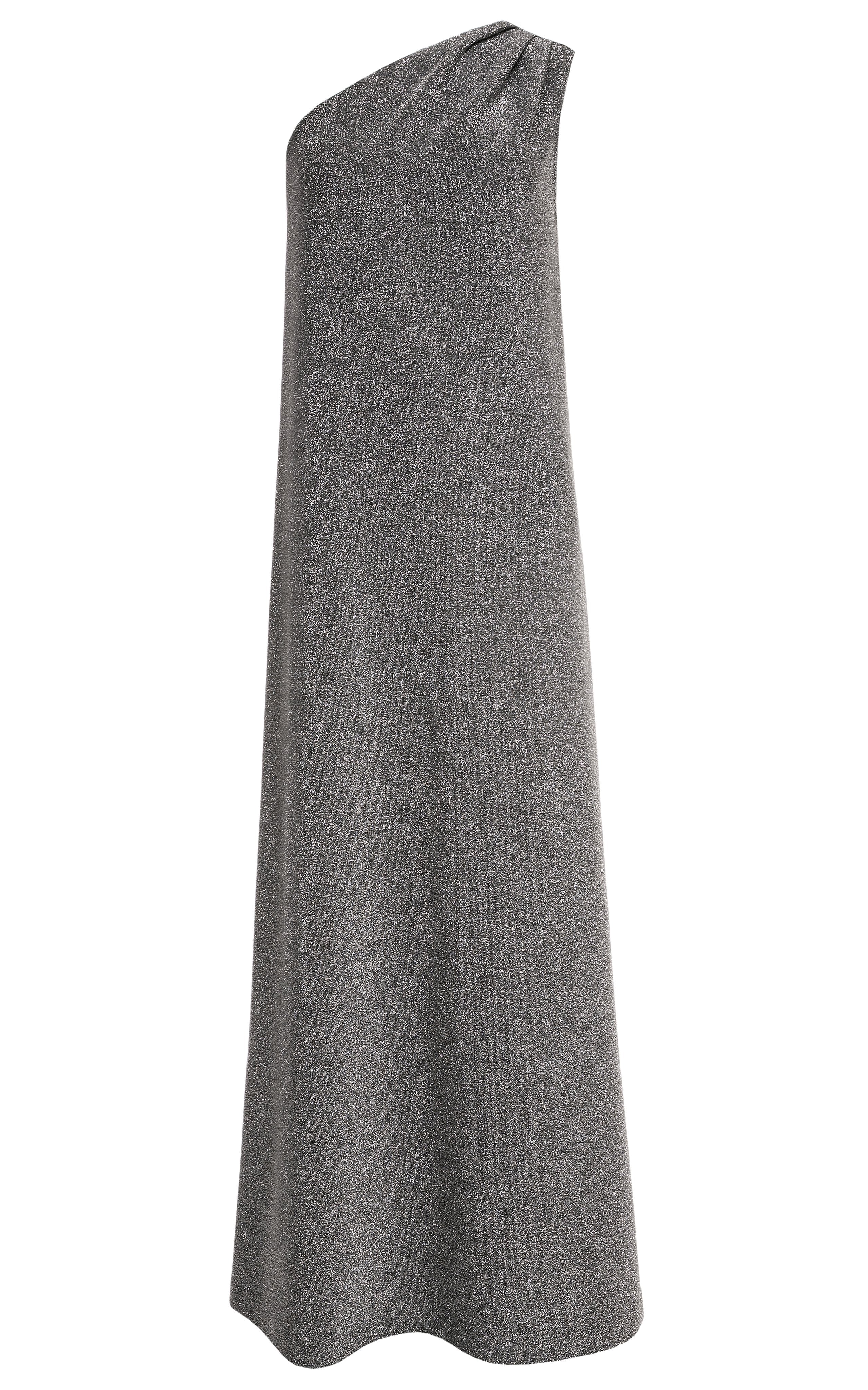 casual one shoulder maxi dress