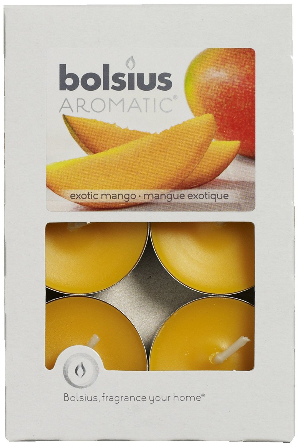 Polair leven ketting Bolsius Aromatic Exotic Mango Scented Tea Light Candle Pack of 6 |  Shop4Ducks
