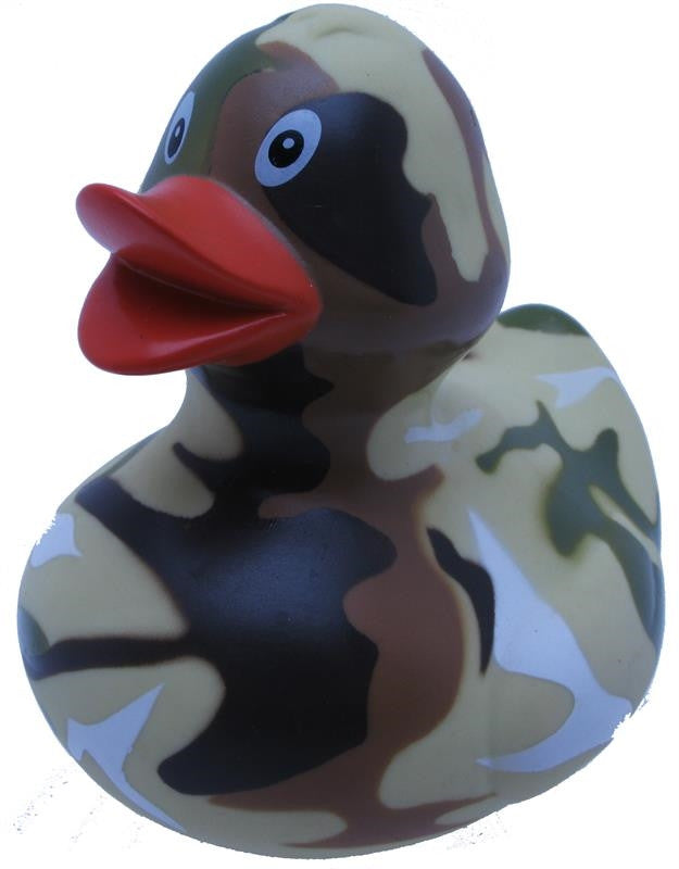 camouflage rubber duck