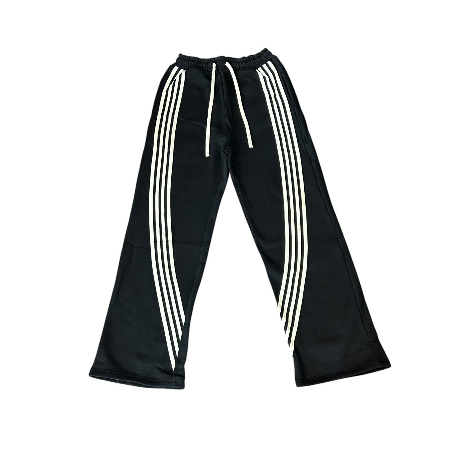 BB IRREGULAR STRIPE TRACK PANT (BLACK)