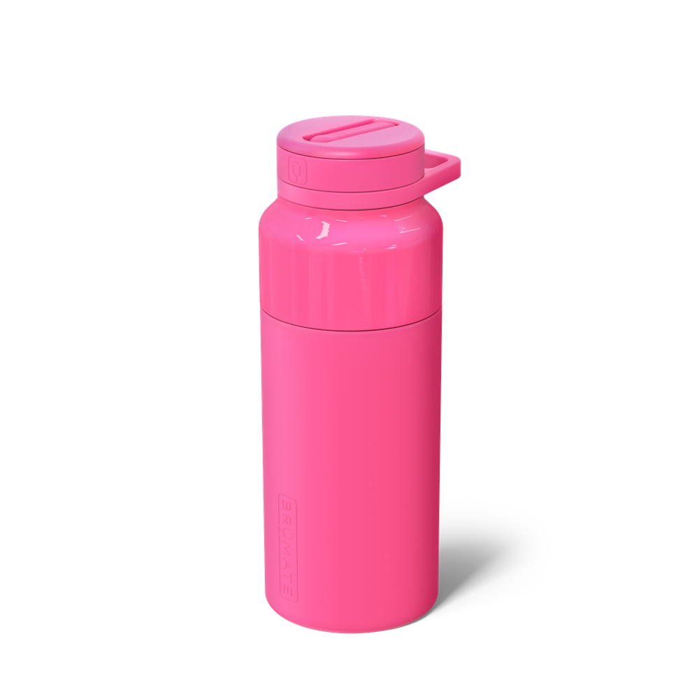 Neon Pink Water Bottle