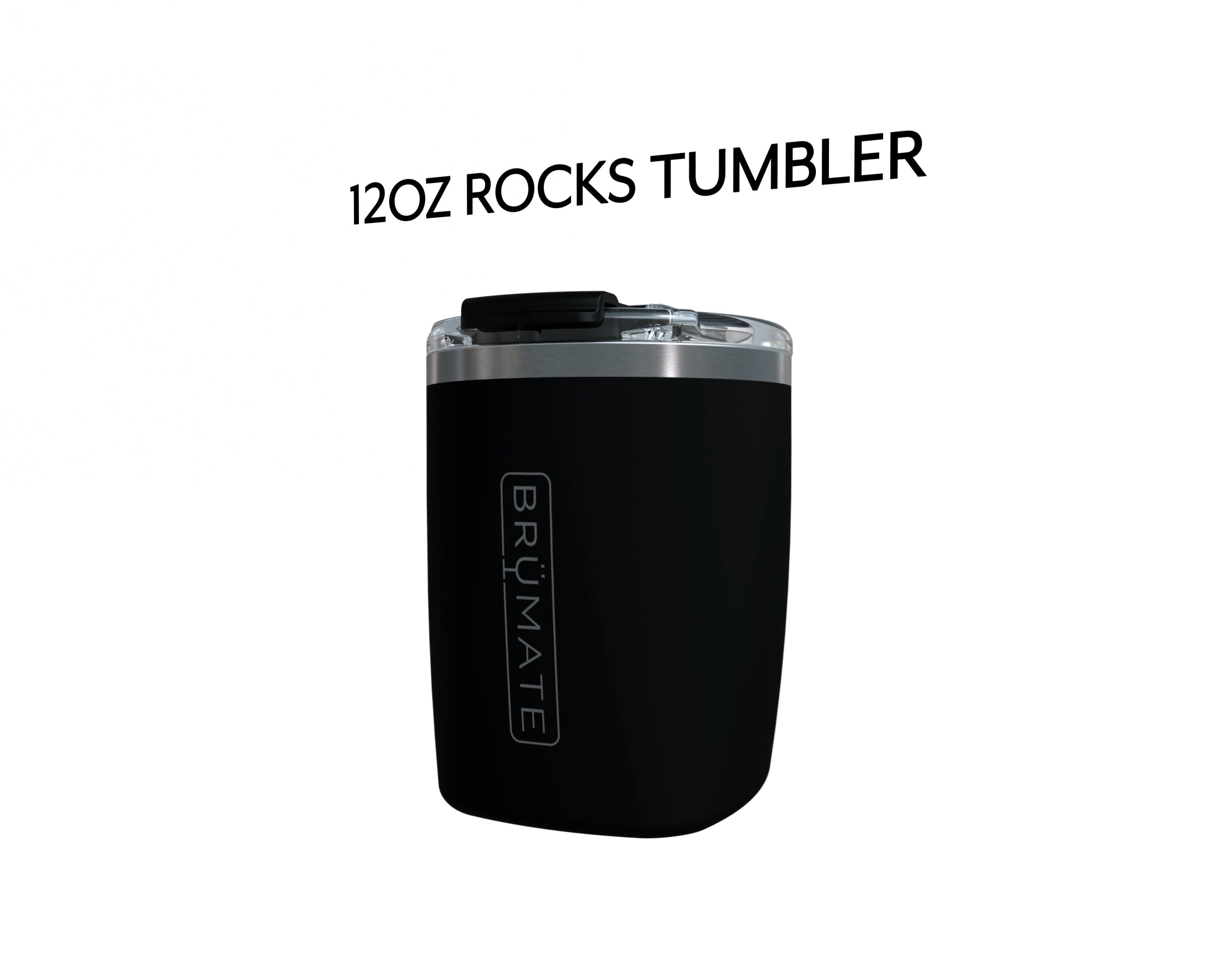 Logo BruMate Rocks Tumblers (12 Oz., 2.25 x 3.875), Drinkware & Barware