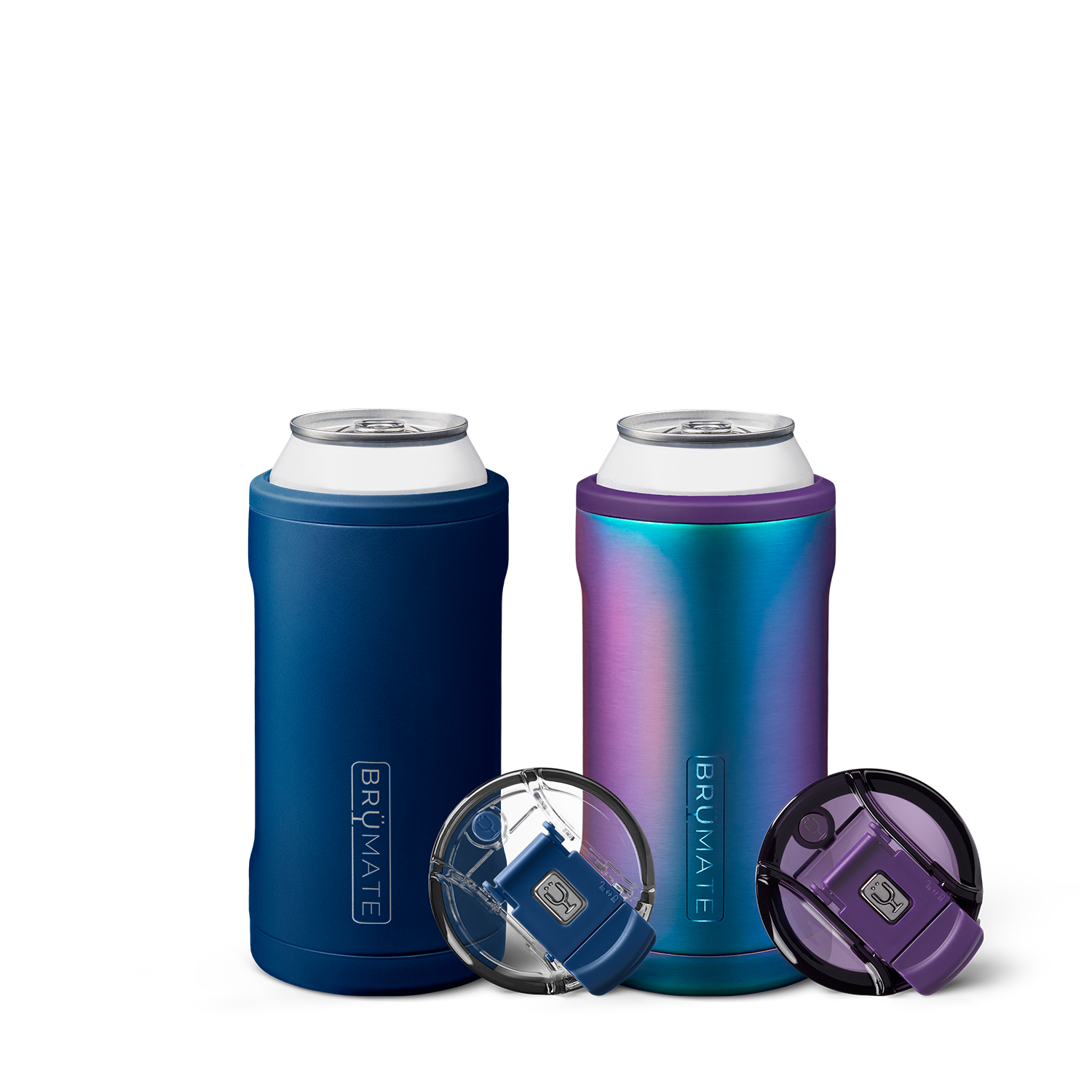 Hopsulator Trio His & Hers Bundle | Matte Navy & Dark Aura | 12/16oz Standard Cans