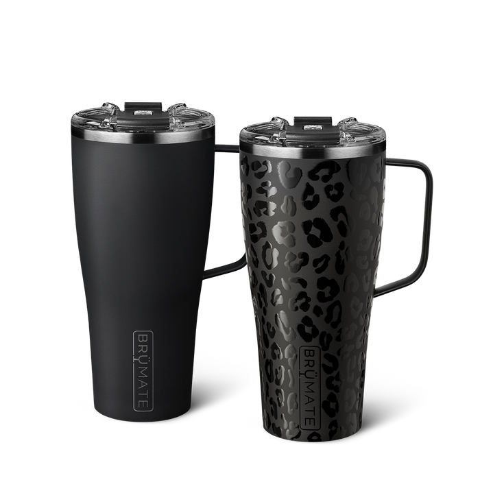 Br眉Mate : BruMate Rocks Tumbler 12oz | Onyx Leopard