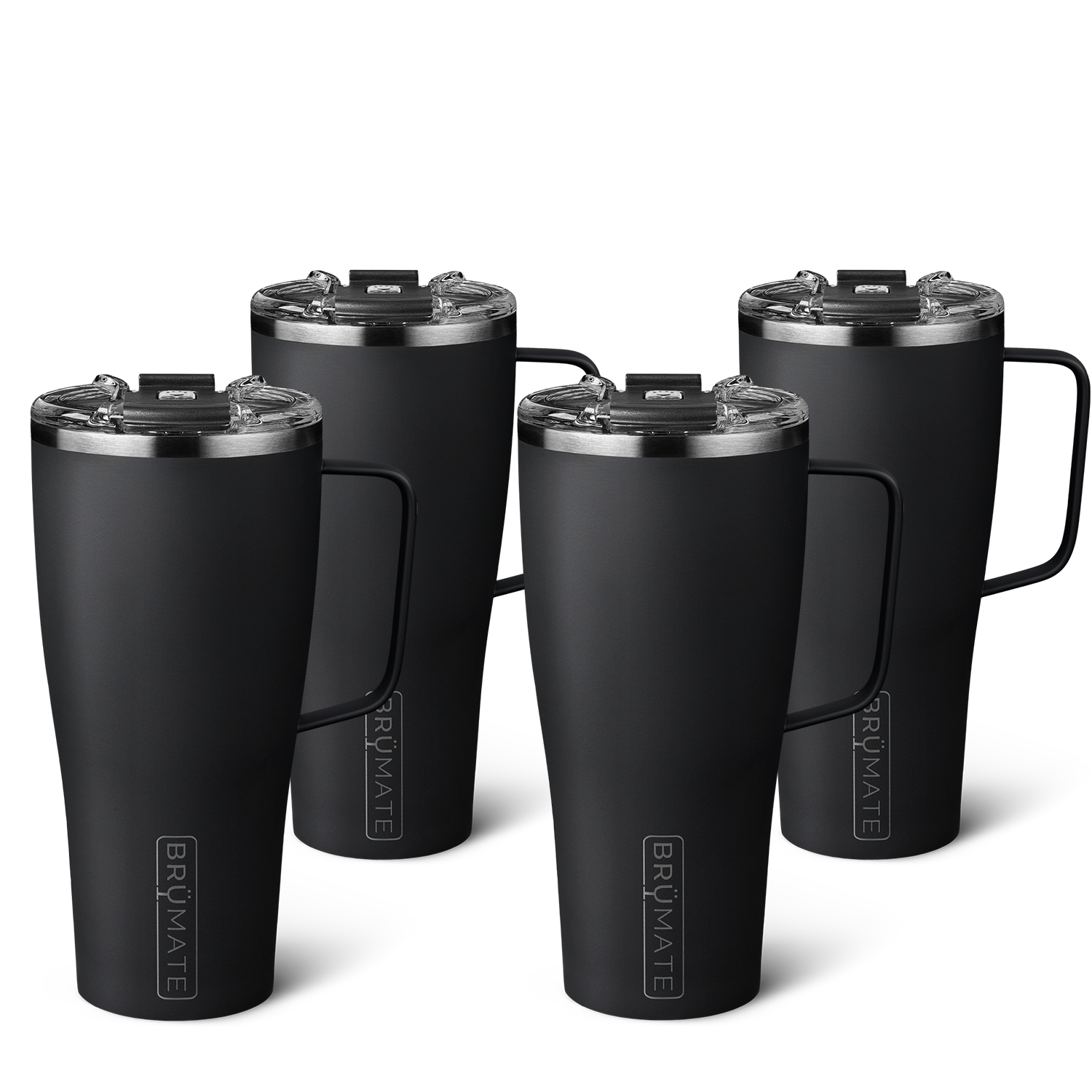 BruMate 32 oz Toddy XL Matte Black BPA Free Vacuum Insulated Mug 