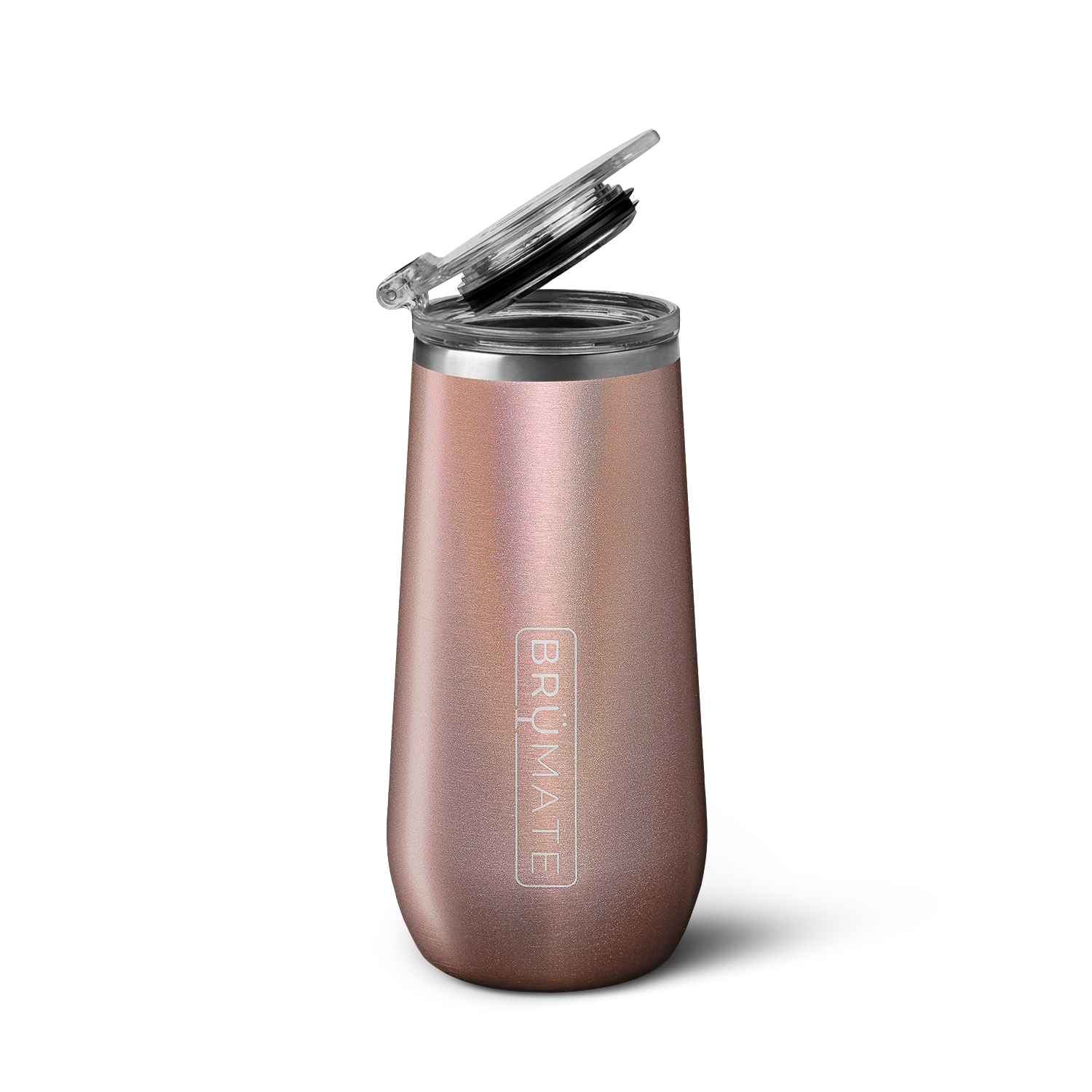 BruMate Imperial Pint | 20 oz - Glitter Rose Gold