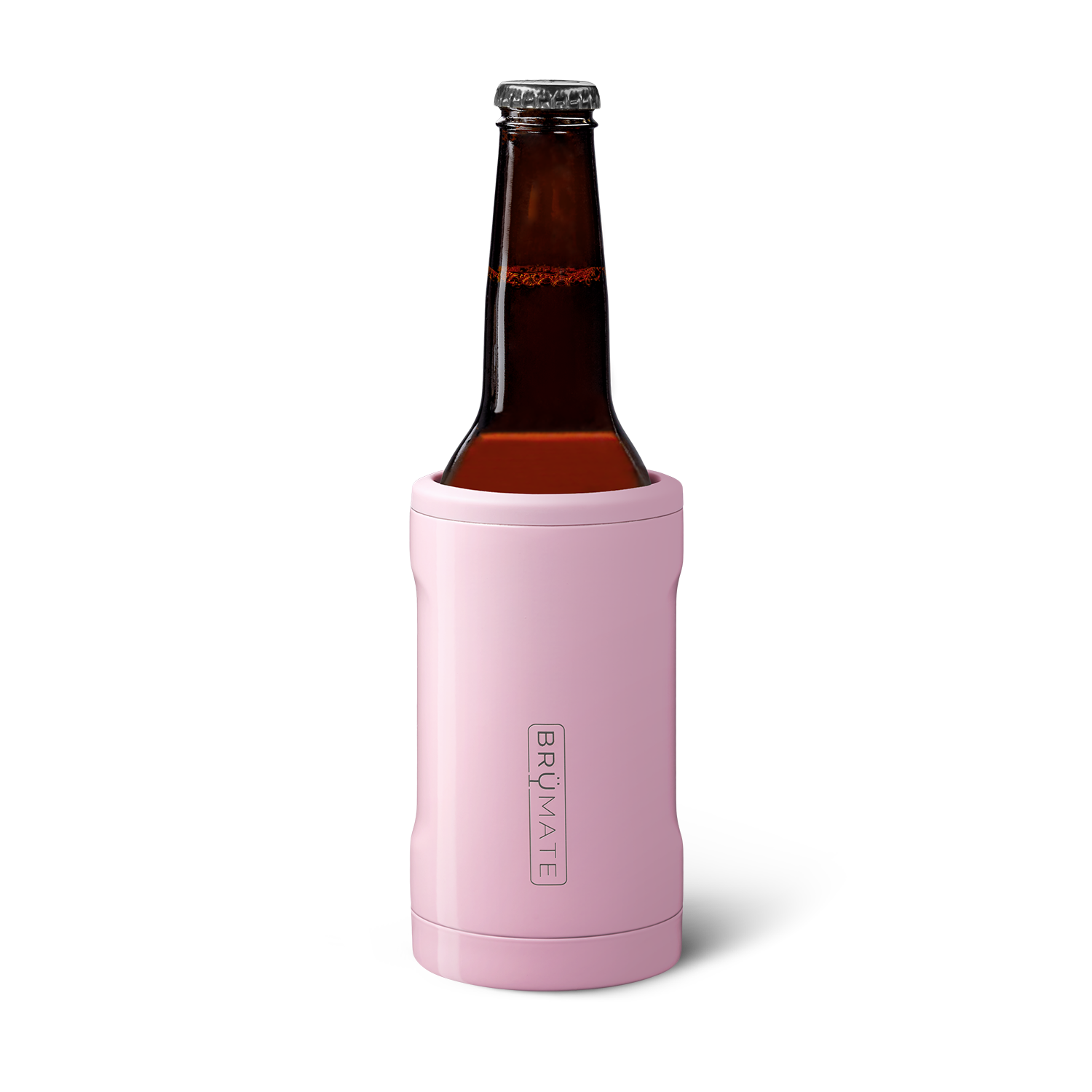Blush Pink Brumate Hopsulator Bott'l 12 OZ Insulated Stainless