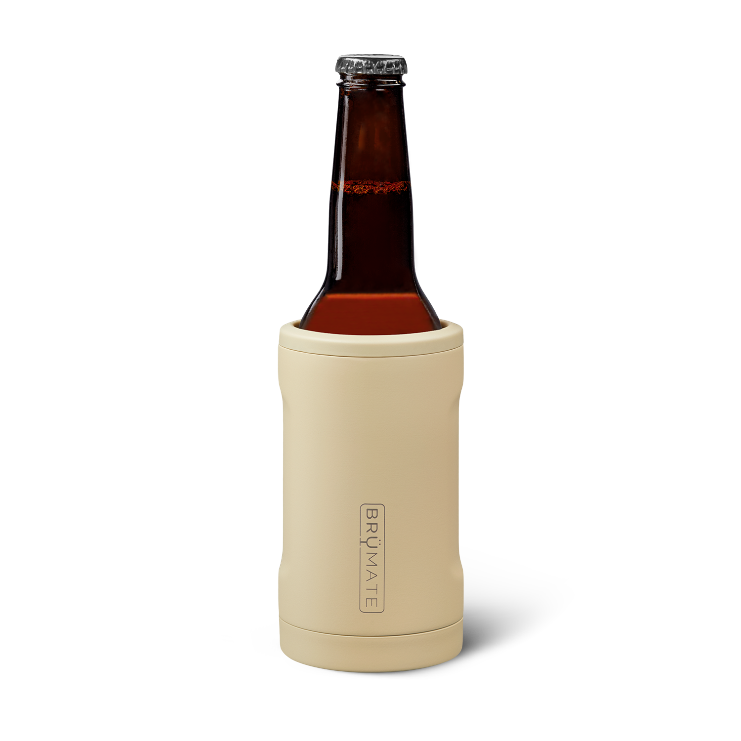 Brumate Hopsulator Bott'l Insulated Bottle Cooler for Standard 12oz Glass  Tan