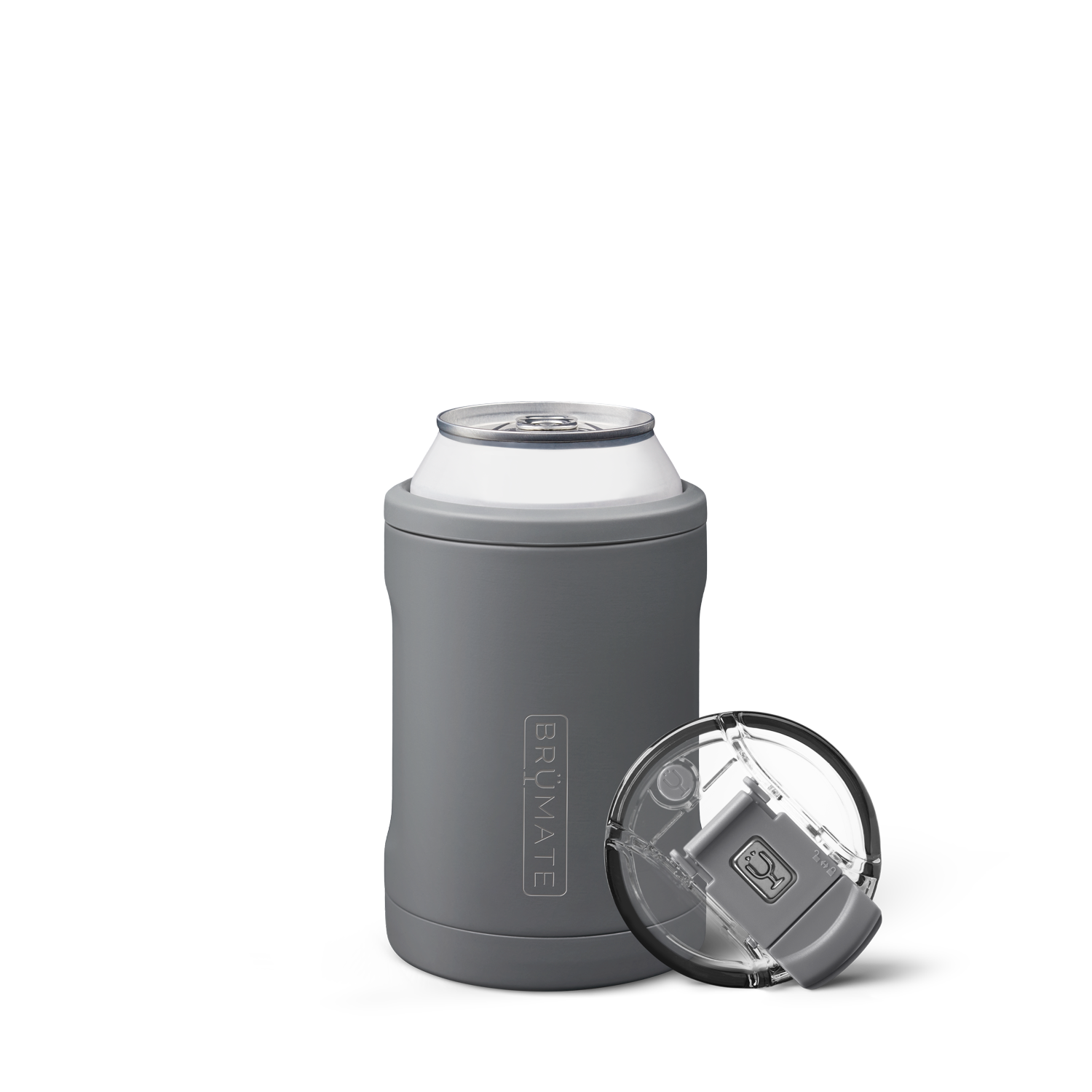  BrüMate Hopsulator Trio 3-in-1 Insulated Can Cooler for 12oz /  16oz Cans + 100% Leak Proof Tumbler with Lid