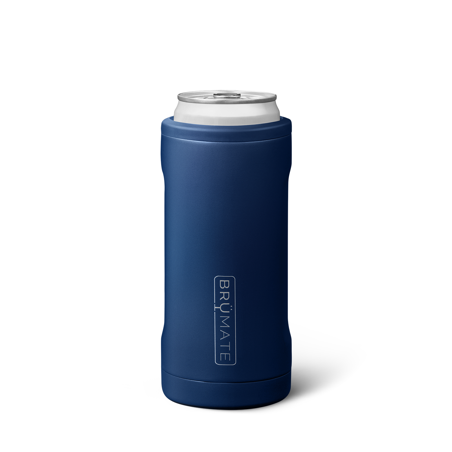 BrüMate Hopsulator Bott'l | Insulated Bottle Cooler | Matte Navy | 12oz Bottles