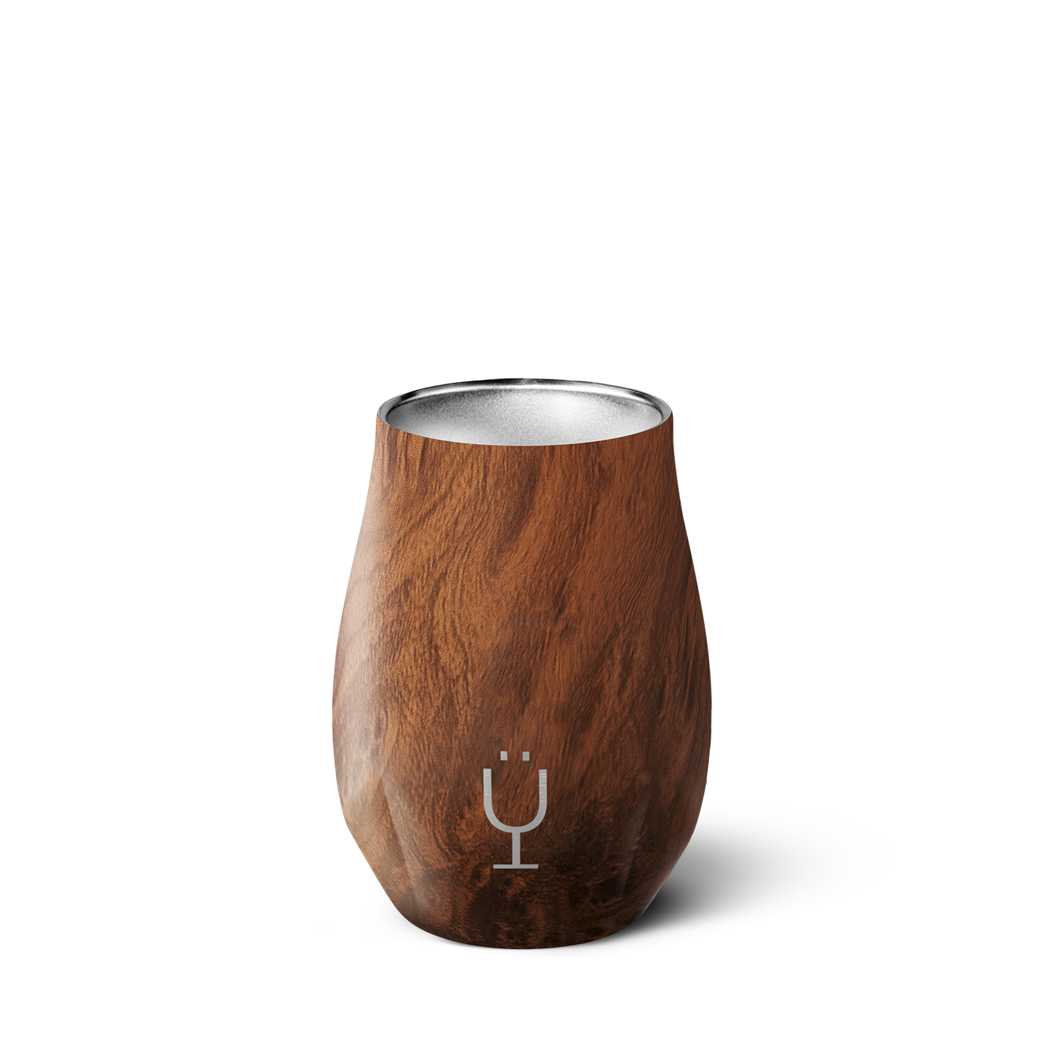 Brumate Insulated Whiskey glass, Faux Walnut