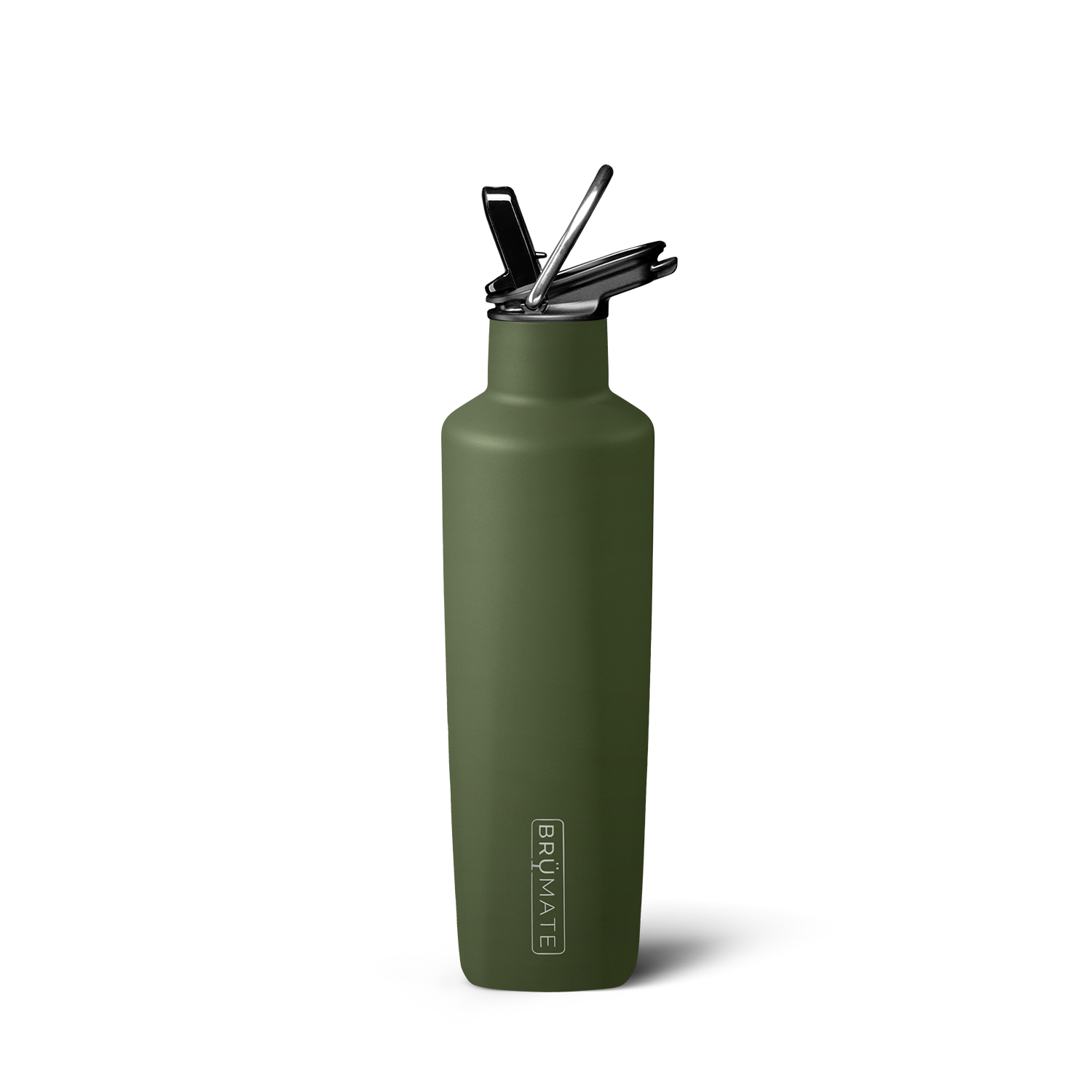 BRUMATE Rehydration mini water bottle 16 oz green NEW no box