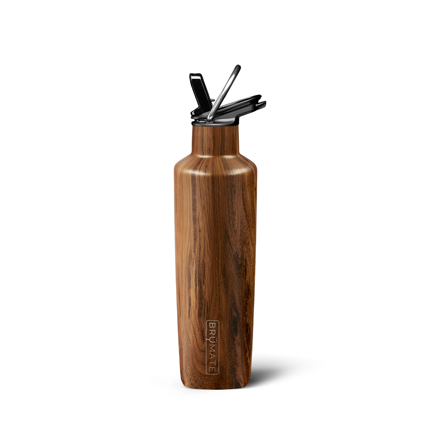 Wooden Lid Matte Water Bottle – Art Retreat