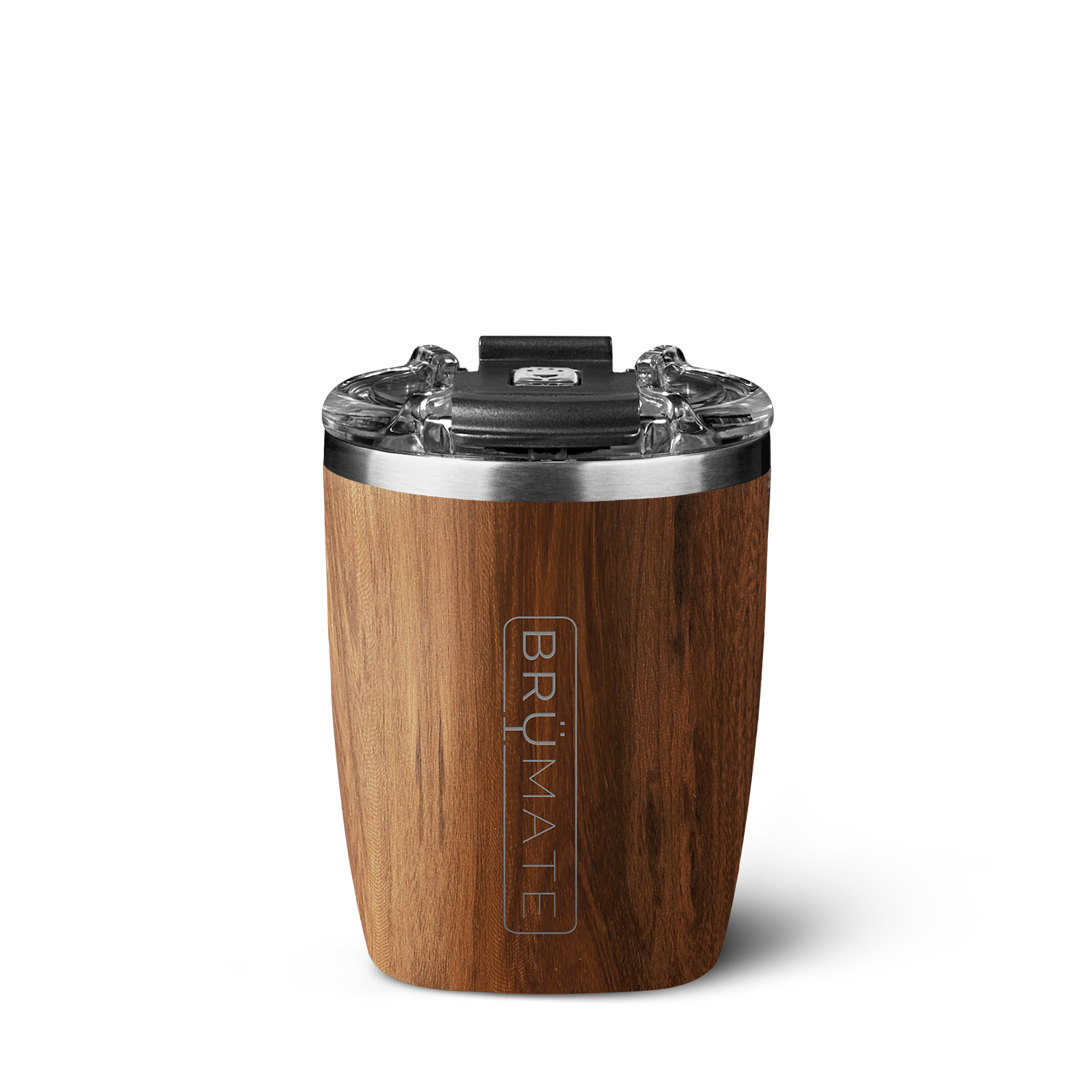 Pint Insulated Cocktail Shaker by Brumate (6 colors) Walnut