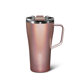 BrüMate Toddy - 16oz Stainless Steel Insulated Coffee Mug-Glitter Rose Gold  