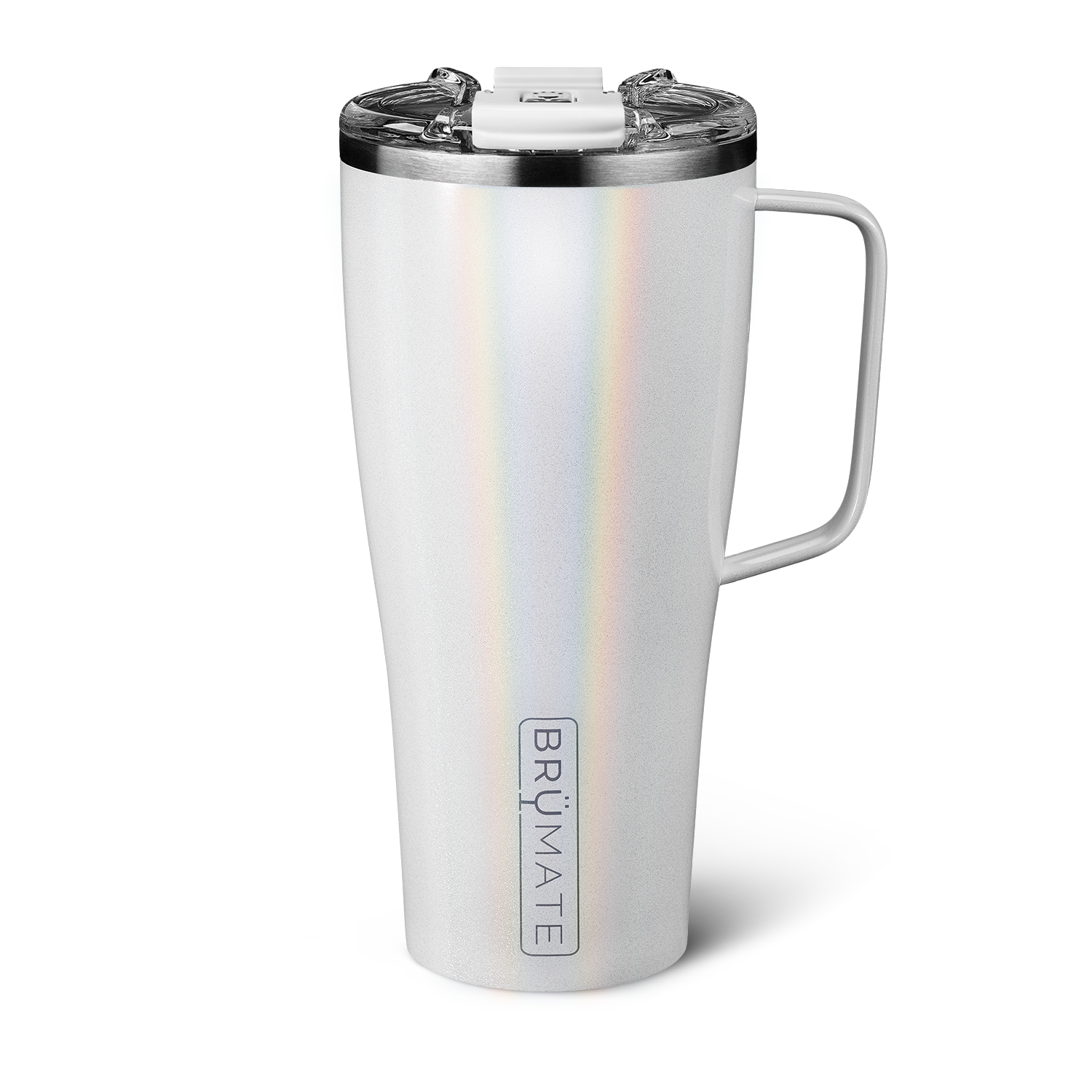 BruMate Toddy XL Insulated Mug - Glitter White - 32 Ounce