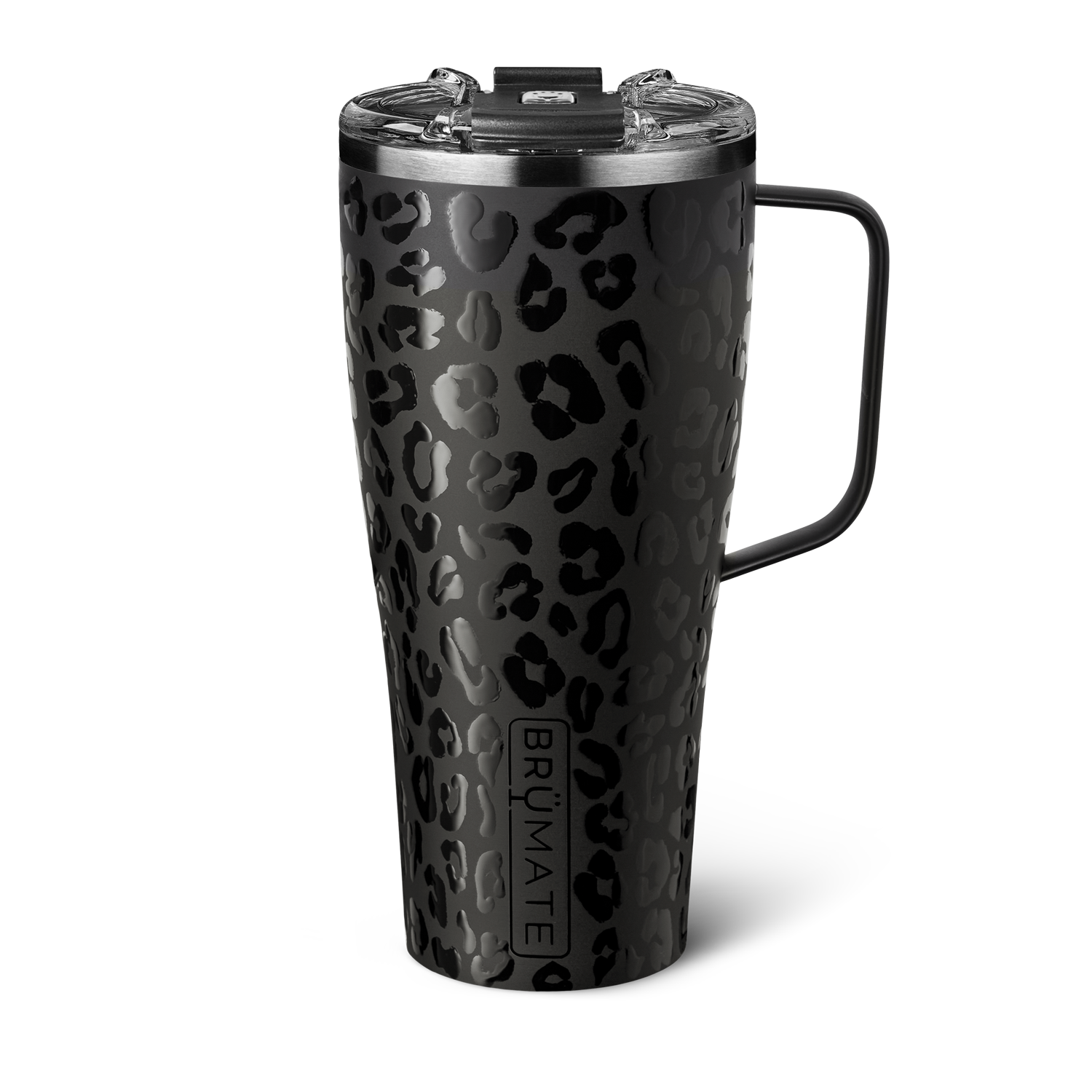 BRUMATE Toddy 16oz Insulated Coffee Mug, Onyx Leopard