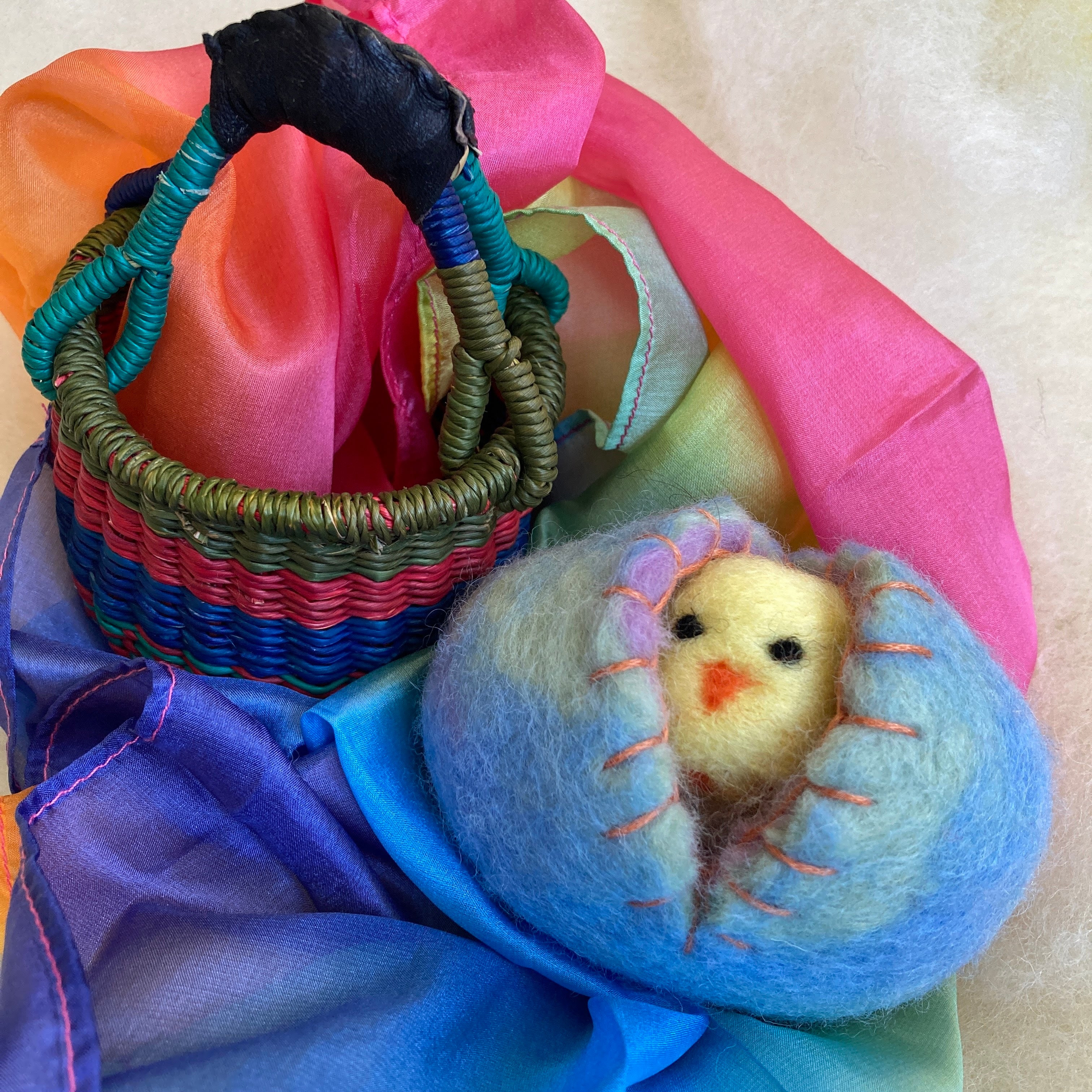 Finished chick and egg project | Bella Luna Toys