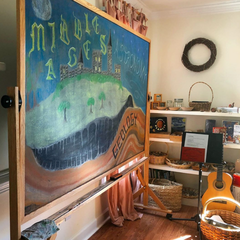 Annie Haas homeschool Waldorf classroom