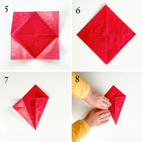 How to fold Waldorf window stars step by step. Waldorf crafts.