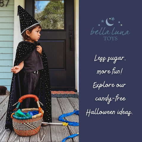 Less Sugar, more fun! Candy free halloween ideas