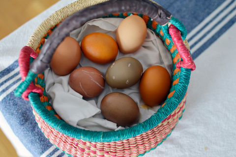 Naturally Dyed Easter Eggs 