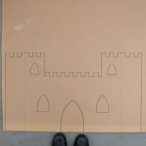Cardboard Castle Template - Bella Luna Toys Blog