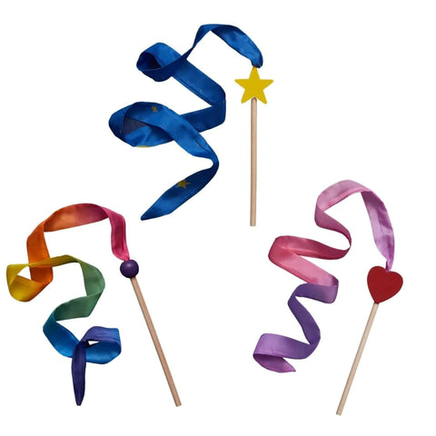 sarahs silks mini silk streamer wands at bella luna toys