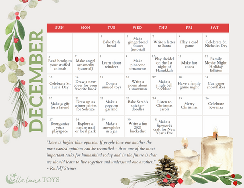 Bella Luna Toys December Calendar