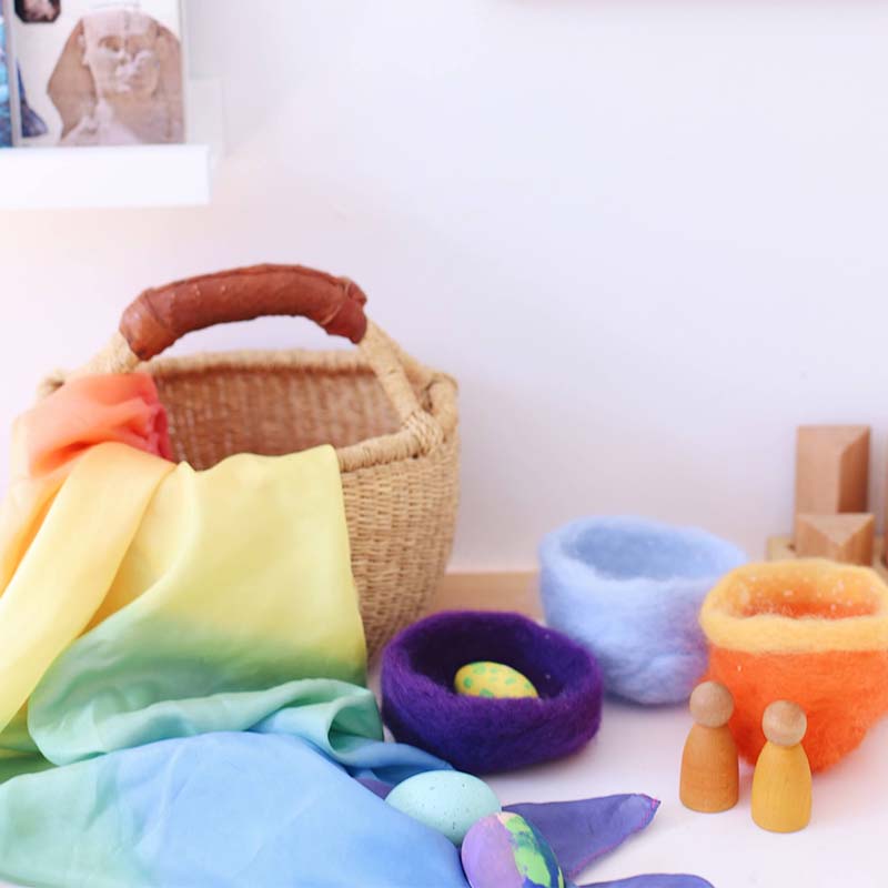 Felted Easter Basket diy craft.