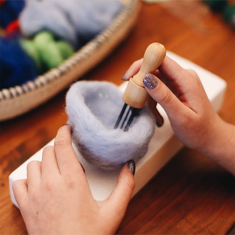 Felted Easter Basket diy craft.